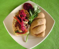 Sandwich de Seitán y Verduras
